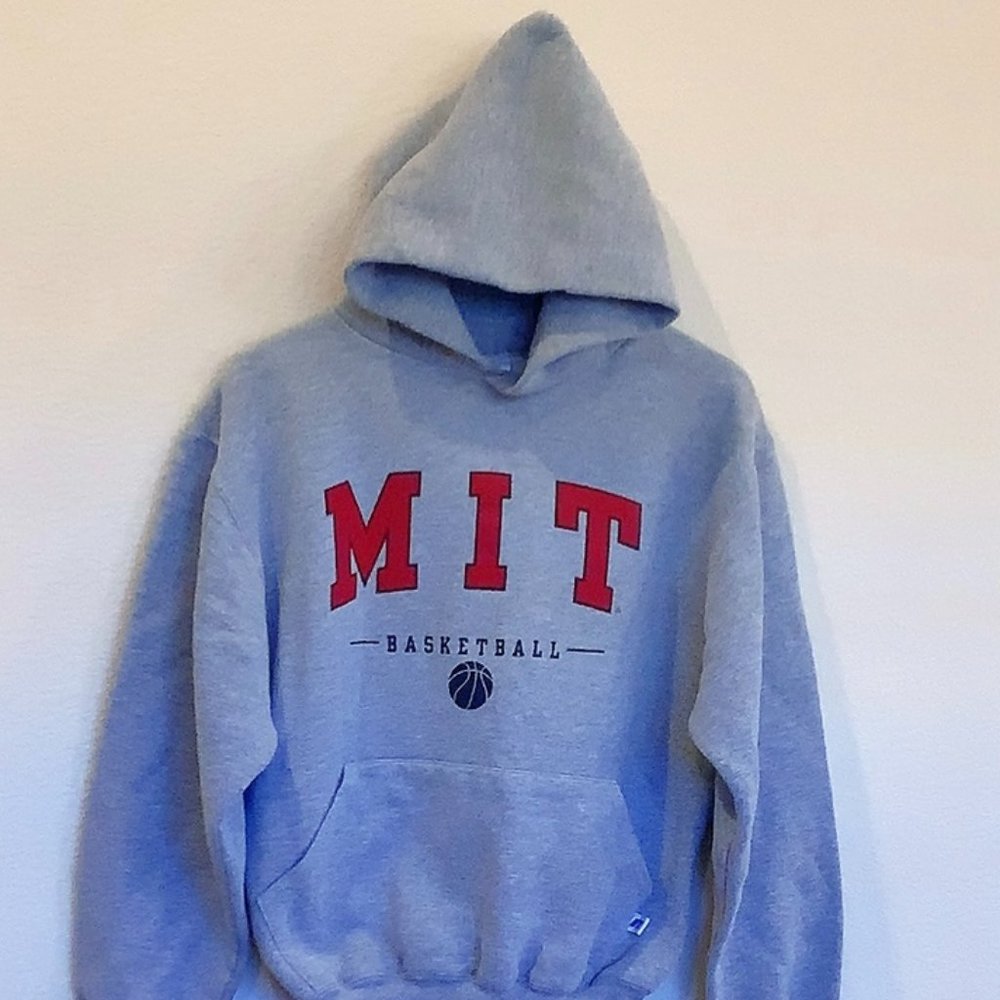 Gray Cotton-Blend Hoodie - Size : S